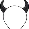 Directo de fábrica Amazon explosiones cuerno diadema fino oro rosa hebilla de cuerno para la cabeza diadema de diablo de Halloween