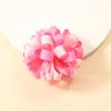 Comercio exterior hecho a mano lazo flor anillo para el cabello flor de burbuja colorida banda de listón flor para la cabeza anillo para la parte posterior de la cabeza para niños accesorios para el cabello para mujeres