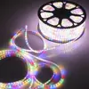 Tira de luz led techo sala de estar colorida control remoto cambio de color inteligente exterior impermeable 5050 color brillante tira de luz color RGB