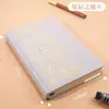 Cuaderno Lianhua con Cubierta de Tela A5 Papel Kraft Páginas Interiores en Blanco Serie de Tapa Dura Copia Dura Engrosada para Uso en Oficina