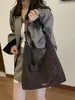 Bolsa Retrô Super Popular para Mulheres 2026 Nova Moda Coreana de Inverno Bolsa Tote de Grande Capacidade Bolsa de Ombro Versátil para o Dia a Dia