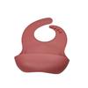 Babero de Silicona para Bebé Babero Bolsa para Comida para Bebé Niños Impermeable Lavable Sipe Productos Maternos e Infantiles Venta al por Mayor