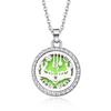 Suministro de Fábrica Difusor de Perfume Espiral Collar de Aceite Esencial de Aromaterapia Acero Inoxidable de Alta Calidad Collar para Mujer