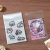 Bolsa Auto-sellante para Foto de Tarjeta, Bolsa Adhesiva Opp Estilo Ins, Bolsa de Empaque con Estampado de Dibujos Animados, Bolsa Adhesiva Autoadhesiva para Polaroid
