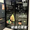 Plumón de Graffiti para Vidrio Borrable, Pluma para Escribir en Puertas de Vidrio, Tiza para Decoración de Ambiente, Pluma de Mensaje para Cerámica, Espejo, Acrílico