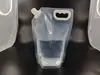 Bolsa de Plástico Transparente Auto-Soportante con Boquilla para Líquidos de Gran Capacidad para Exteriores, Bolsa Sellada para Granos y Cereales, Bolsa de Almacenamiento Transparente al por Mayor