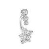 Amazon Nuevo Colorido Placa de Timón Anillo de Diamante Timón de Barco Uñas de Zirconia Anillo de Pezón de Mariposa Joyería para Piercing