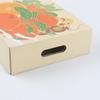 Caja de embalaje corrugado con tapa superior e inferior, caja de cartón corrugado extra dura comúnmente usada para frutas y electrónicos, caja de color exquisita personalizada