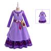 Vestido de Fiesta para Niñas Cosplay Estrella Deseo a Sha Asha Mismo Vestido Vestido de Princesa Sofía para Niños