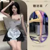 Disfraz Navideño Qiaozi Talla Extra Atuendo de Sirvienta Nuevo Sexy y Tentador Conjunto de Camisón de Encaje