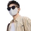 Mascarilla de protección solar de verano para hombre, para exteriores, equitación, pesca, protección UV, nailon, seda de hielo, transpirable, para la cara