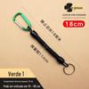 6 cores mosquetão mola corda pesca equipamento de pesca chaveiro de corda retrátil ferramenta perdida corda de mão antirroubo conjunto de corda