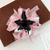Goma para el pelo de organza hecha a mano de alta calidad para moño de niña