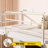 Barreira de Cama Antiqueda Dormitório Estudantil Cama Elástica Sem Furo Altura Ajustável Proteção Lateral de Cama Universal Antiqueda