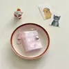 Álbum de Fotos Transparente de Dibujos Animados de 2 pulgadas para Fotos de Identificación de Estudiante, Portatarjetas Mini, Álbum de Almacenamiento Colgante para Bolso de Niña