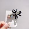 Estilo coreano novo super flash cristal duckbill clip Chanel estilo menina lado clip bow bangs clip clip de cabelo