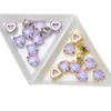 10mm corazón proteína moca diamante amor cristal de amor garra diamante diy ropa zapato bolsa decoración accesorios hechos a mano