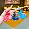 Botella Flotante Transparente Luminosa en Forma de Corazón de Acrílico Alas de Amor Botella Voluble Colgante Llavero Colgante Joyería DIY