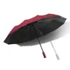 Guarda-chuva Dobrável com Abertura e Fechamento de Um Toque, Guarda-sóis de Vinil Preto com Logo Publicitário Impresso com 70% de Desconto, Atacado do Fabricante, Proteção Solar e Proteção UV