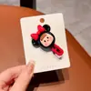 Pinza para el pelo de flor de dibujos animados linda para niños, versátil, estilo occidental, para niñas pequeñas, flequillo de princesa, cabello fragmentado, tocado coreano