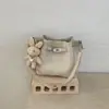 Diseño de Color Sólido Simple y Único, Bolso Cubo de Gran Capacidad, Nuevo Estilo de Alta Gama, Bolso Dulce y Elegante, Bolso de Moda para Madre e Hija