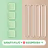 Almohadilla Anticolisión Transparente Tope de Puerta Manija de Puerta Pegatina de Pared para Puerta de Refrigerador Tope de Puerta Espesado Silencioso Succión de Puerta Buffer de Silicona Anticolisión