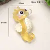 Accesorios de Resina DIY de Dibujos Animados, Pinzas para el Cabello de Criaturas Marinas Grandes, Fundas para Teléfono, Hebillas para Zapatos, Llaveros, Colgantes y Decoraciones