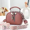 2026 Nuevo Bolso de Mano Versátil con Borlas de Moda Transfronterizo Bolso Redondo Pequeño Bolso de Hombro Cruzado de Gran Capacidad de Alta Gama de Moda