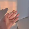 Pulsera Anillo de Möbius Escape Princesa Lazo Campana Pulsera para Mujer Abertura Ajustable Pulsera de Novia Joyería de Temperamento