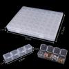 Caja de Almacenamiento de Plástico Transparente Multicapa Extraíble para Joyería, Aretes, Anillos, Juguetes Lego, Caja Organizadora