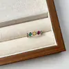 Anillos de Plata Tailandeses para Pareja, Vínculo Eterno, Par de Anillos para Hombres y Mujeres, Estilo Japonés y Coreano, Diseño de Nicho, Anillos Ol Simples y de Moda
