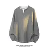 Otoño 2026 Nuevo Estilo Estilo Hong Kong Base Blanca Talla Grande Camiseta Falsa de Dos Piezas M-5X HT261246-P31