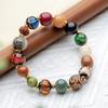 Producto Nuevo Más Vendido Pulsera Esmaltada de Ceniza de Incienso Duobao para Hombres y Mujeres, Pulsera de Cuentas Estilo Pareja Joyería, Estilo Étnico