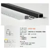 Canal de Luz Lineal LED Carcasa Luz Lineal para Gabinete Empotrado Canal de Luz Lineal Tira de Luz Decorativa de Aleación de Aluminio Fabricante de Canal de Aluminio