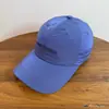 Gorra de Béisbol de Secado Rápido para Exteriores para Mujer, Ligera y Transpirable, Bordado de Letras, Visera Suave, Versátil, Protección Solar, Hace que la Cara Parezca Más Pequeña