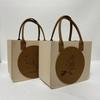 Bolsa de fieltro modelo nuevo 2026 Festival de Medio Otoño, Bolsa de regalo de fieltro de alta gama, Caja de regalo de luna de gran capacidad, Se puede añadir logo