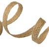 1cm de Largura DIY Artesanato Feito à Mão Decoração Corda de Juta Trançada Corda de Juta Natural Corda de Juta Plana Fita Espinha de Peixe Corda para Bolsa de Mão