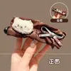 Accesorio para el pelo de coleta alta, pinza de torsión, pinza banana de lunares, pinza de garra, pinza para el pelo de alta gama y exquisita para otoño/invierno para mujer