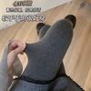 Leggings Cinza de Algodão Canelado Ainie Outono e Inverno, Espessos e Quentes, Podem Ser Usados como Roupa Externa, Emagrecimento e Modelagem Corporal, Meia-calça com Pé