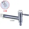 Hanma baño acero inoxidable 304 boquilla lavadora boca neta T-shaped piscina de lavandería de balcón piscina para trapeador grifo pequeño