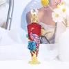 Frasco Recarregável de Perfume Esmaltado 25ml, Frasco Recarregável de Viagem, Frasco Aplicador de Óleo Essencial, Cor de Pavão Estilo Chinês Exquisito e Luxuoso
