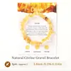 Pulsera de Cristal de Ágata Natural Estilo Maillard Transfronteriza Europea y Americana Pulsera de Grava de Color Arcoíris Joyería de Mano Irregular Venta al por Mayor