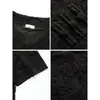 Camisa de Botones con Cuello Bordado Transfronteriza para Mujer, Nuevo Estilo Verano 2025, Top de Manga Corta Adelgazante y Versátil