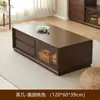Mesa de Centro Gabinete de TV Combinación Lujo Ligero Sala de Estar Hogar Apartamento Pequeño Madera Maciza Estilo Chino Nuevo Gabinete de TV para Dormitorio Completo