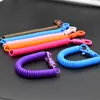 Hebilla de Plástico de Colores Cuerda Elástica Cable de Teléfono Cuerda Retráctil Muñeca Lanyard de Regalo Pequeño Llavero Cuerda Anti-Pérdida