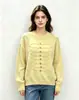 Amazon 2026 Otoño/Invierno Nuevo Suéter de Punto Trenzado Tridimensional Transfronterizo Vintage para Mujer, Corte Holgado, Cuello Redondo, Pulóver, Manga Larga