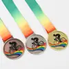 Medallas Metálicas para Eventos Deportivos Conmemorando Maratones, Fútbol, Baloncesto, Ciclismo y Olimpiadas Escolares