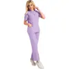 Uniformes de Enfermera, Tops de Verano para Hombres y Mujeres, Ropa de Trabajo de Doctor Delgado de Manga Corta de Verano, Trajes de Enfermera Dental