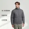Chaqueta de algodón para hombre OEM personalizada con aislamiento 3M Thinsulate, cremallera YKK, diseño transpirable en las axilas, múltiples bolsillos y disponible impresión de logotipo basada en su diseño o muestra