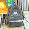 Mochila Escolar Estilo Coreano Nueva de Verano 2026 para Estudiantes de Secundaria y Preparatoria, Casual, Ligera, Transpirable, Mochila de Gran Capacidad